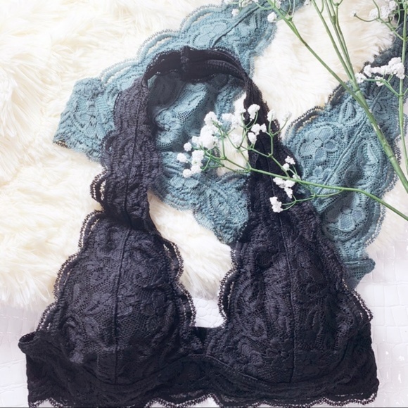 Infinity Raine Other - Black Lace Halter Bralette Infinity Raine Other - Black Lace Halter Bralette
